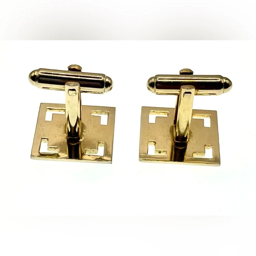 3 for $30 Vintage Gold Tone Openwork Classic Cufflinks